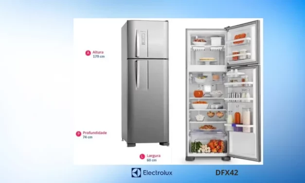 Solução de problemas da Geladeira Electrolux – DFX42