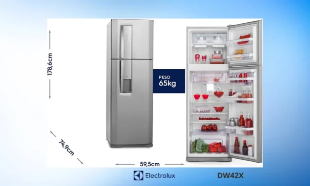 Solução de problemas da Geladeira Electrolux – DW42X