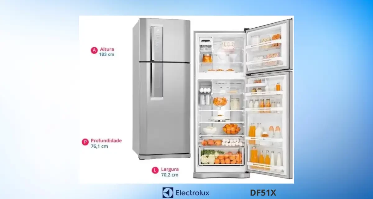 Solução de problemas da Geladeira Electrolux – DF51X