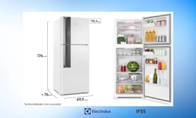 Solução de problemas da Geladeira Electrolux – IF55