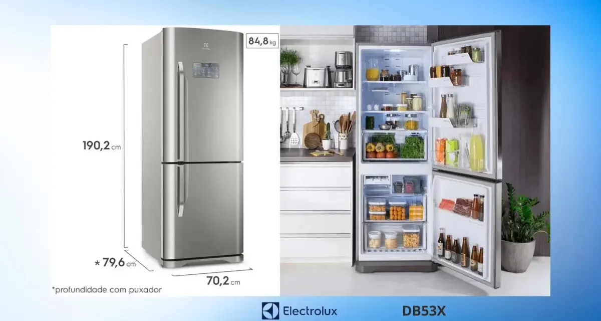 Solução de problemas da Geladeira Electrolux – DB53X