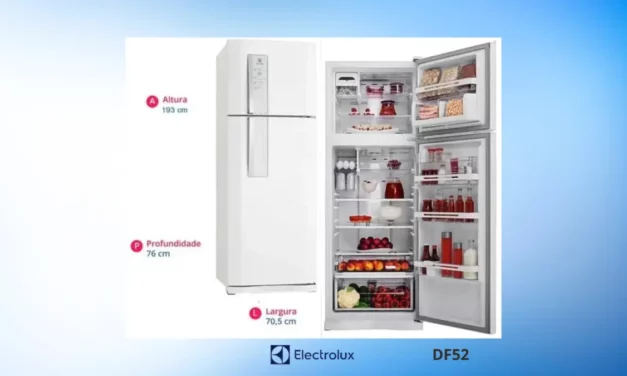 Solução de problemas da Geladeira Electrolux – DF52