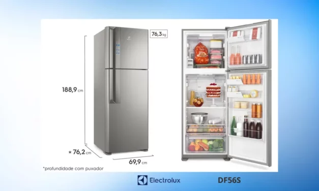 Solução de problemas da Geladeira Electrolux – DF56S