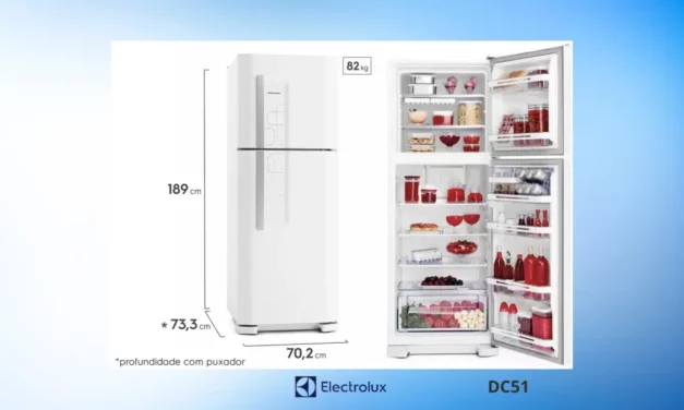 Solução de problemas da Geladeira Electrolux – DC51