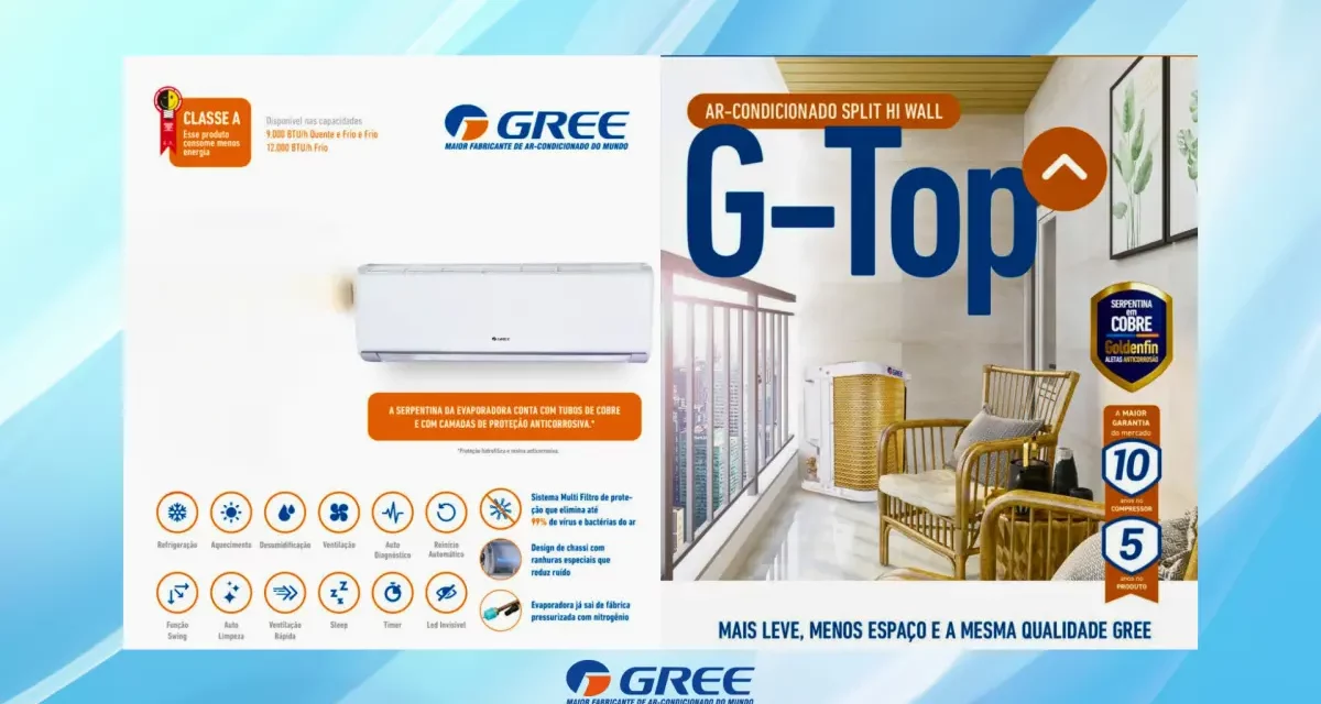 Solução de problemas do Ar Condicionado Gree G-TOP