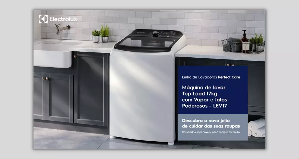 Solução de problemas da lavadora de roupas Electrolux – LEV17